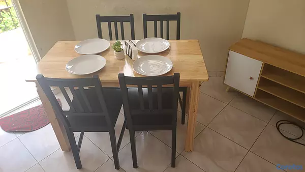 muebles y colchones - Mesa comedor madera 7