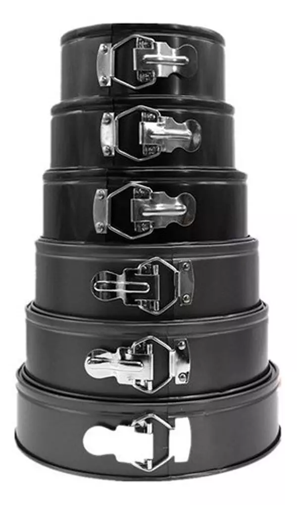 cocina - Set de Moldes desmontables para Bizcocho cake INCLUYE 6 PIEZAS / TAMAÑO 3