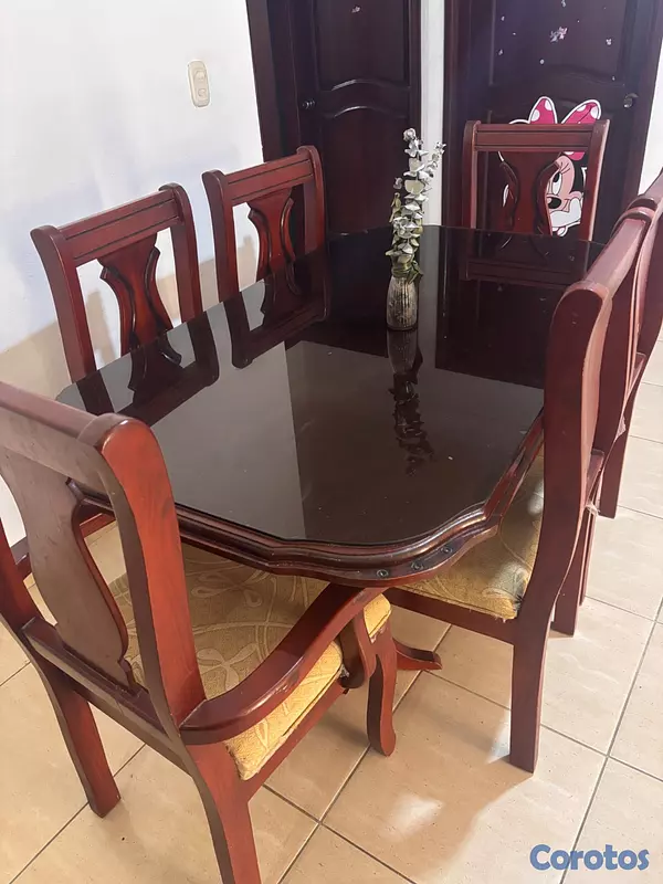 muebles y colchones - Juego de comedor 6 sillas 3
