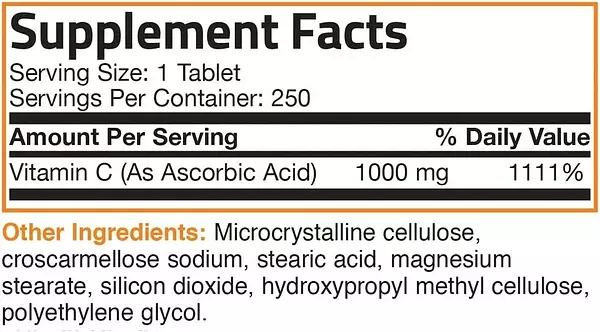 Salud y Equipamiento Médico - Vitamina C 1000 Mg Bronson 2