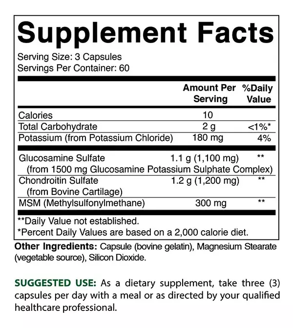 Salud y Equipamiento Médico - Glucosamina 1200mg Best Natura 2