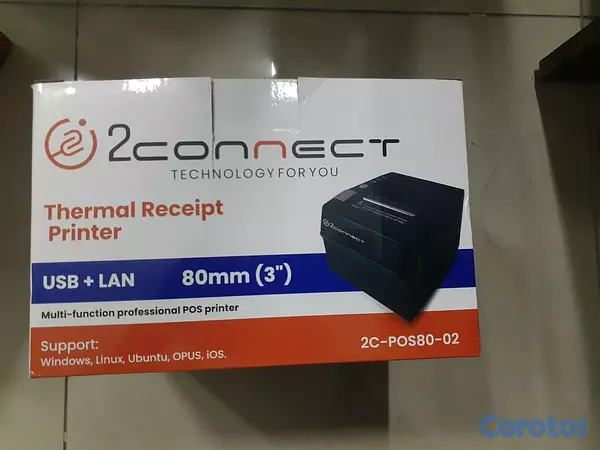 impresoras y scanners - Impresora 80mm 2CONNET USB+LAN 2C-POS80-02. 5