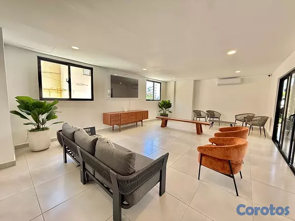 apartamentos - vendo naco no barrio tres habitaciones con su baño tres parqueo balcón balcón 13