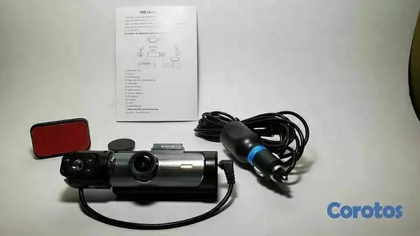 accesorios para vehiculos - Cámara de tablero de doble lente para automóvil HD 3