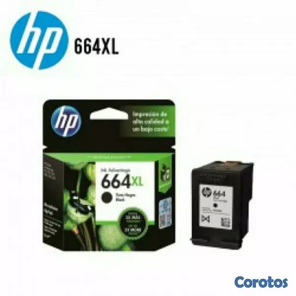 accesorios para electronica - CARTUCHO HP 664XL - negro y de color ALTO RENDIMIENTO totalmente originales  2