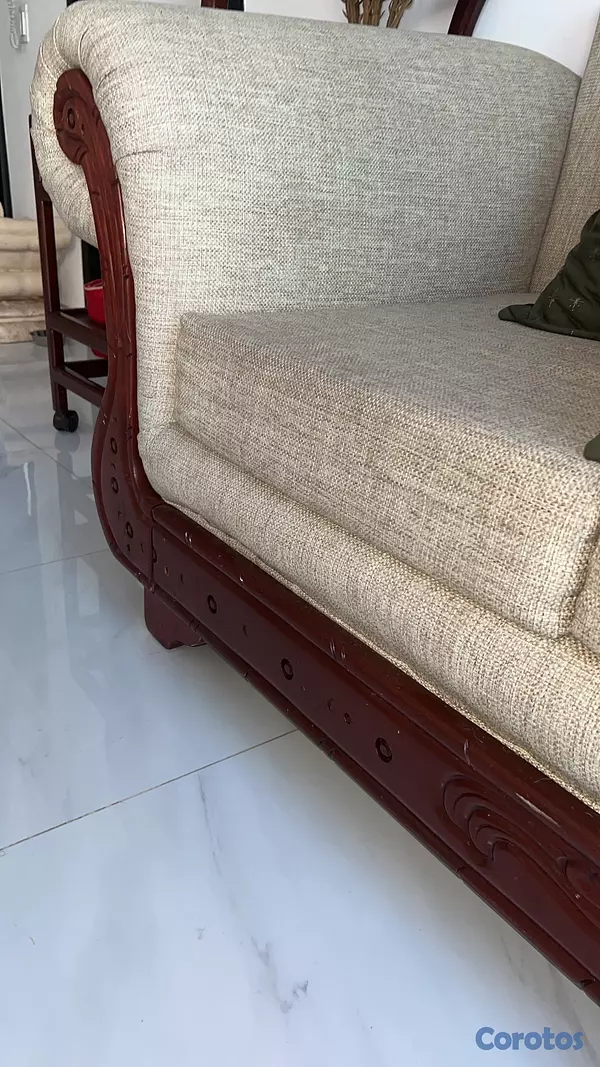 muebles y colchones - Venta juego de muebles caoba 4