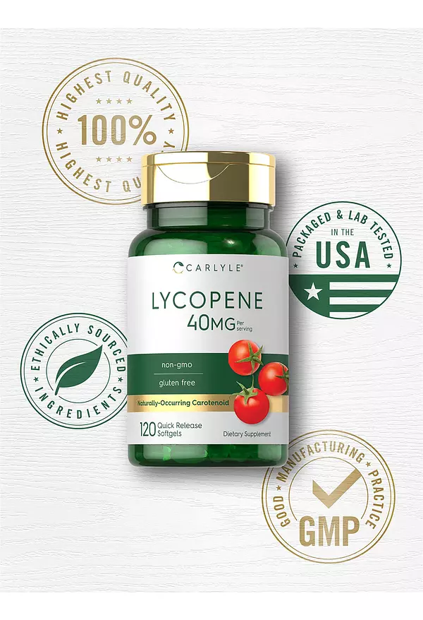 Salud y Equipamiento Médico - Licopeno 40mg 120 Cap Carlyle 5