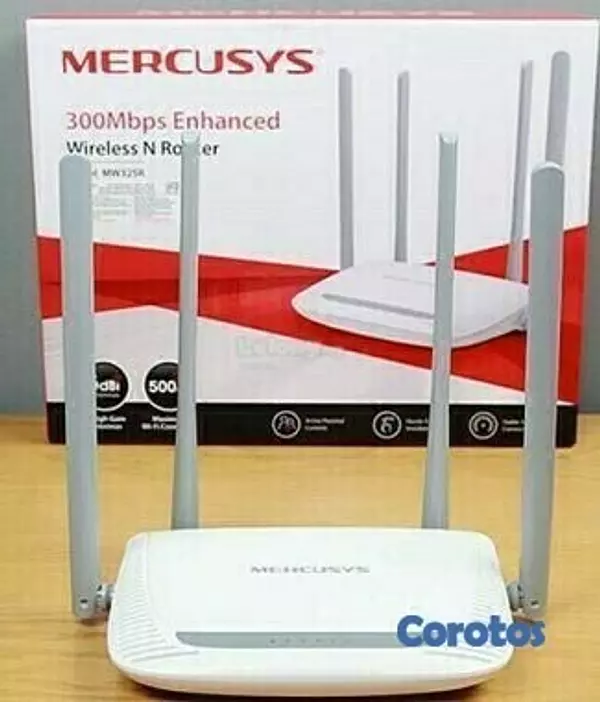 otros electronicos - ROUTER MERCUSYS MW325R 300MPS 4 ANTENAS 2