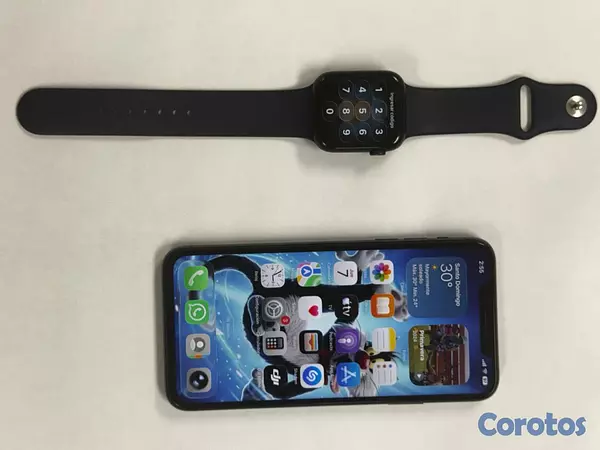 celulares y tabletas - T- VENDO MI IPHONE 11 PRO MAX 256 GB, Y APPLE WATCH SERIE 5,EN $20.000. Como new 6