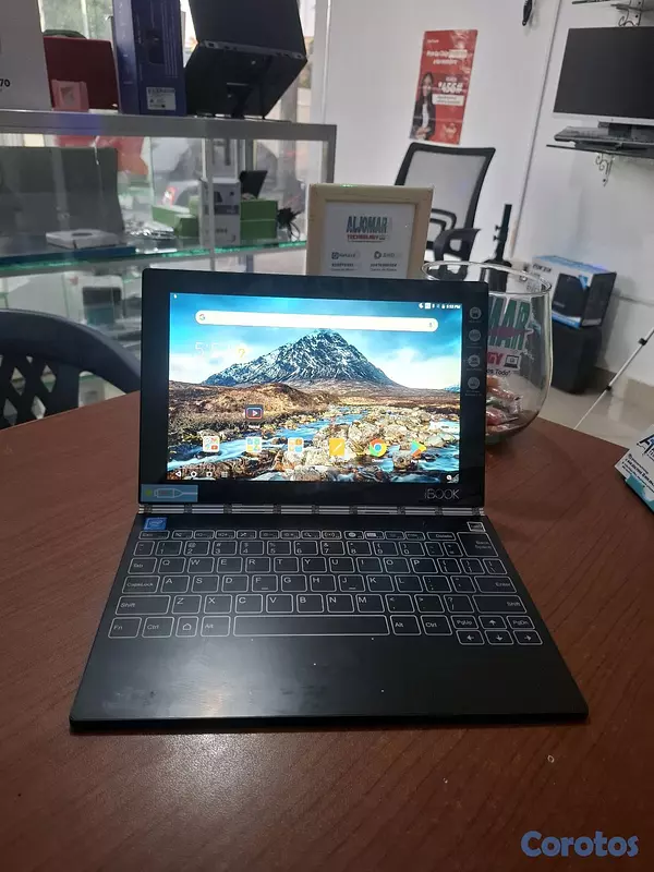computadoras y laptops - Tablet/ mini laptop Lenovo Yoga Book YB1 10.1" Atom x5 2.4GHz 4GB RAM 64GB SSD 4