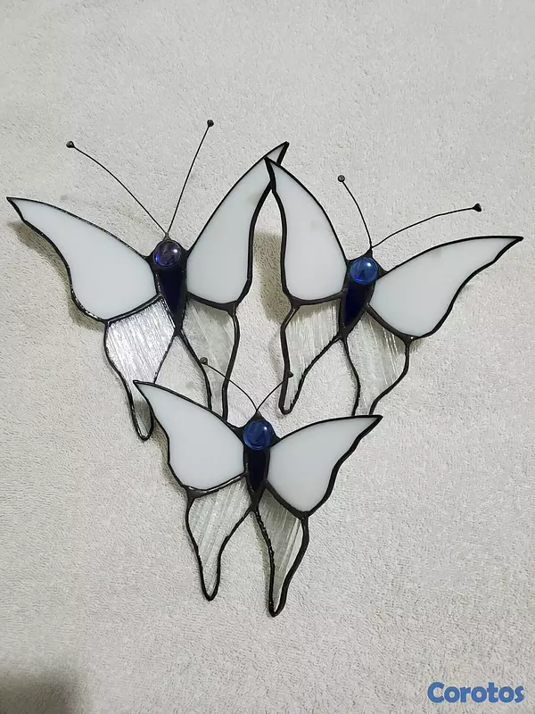 decoración y accesorios - Mariposas en vitral 2