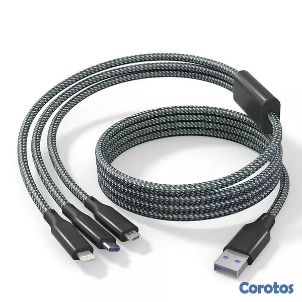 accesorios para electronica - CABLE ADAPTADOR 3 EN 1 USB A TIPO C, IPHONE Y V8 SJX-28 2