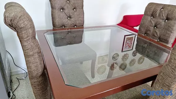 muebles y colchones - Comedor de 4 sillas  7