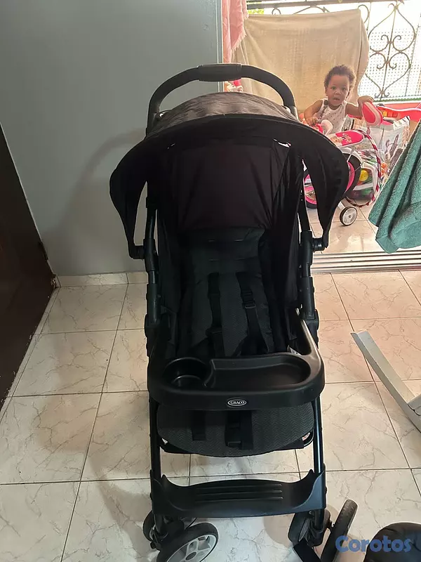 coches y sillas - combo de coche, silla de carro con base y caminador para bebé Graco 9