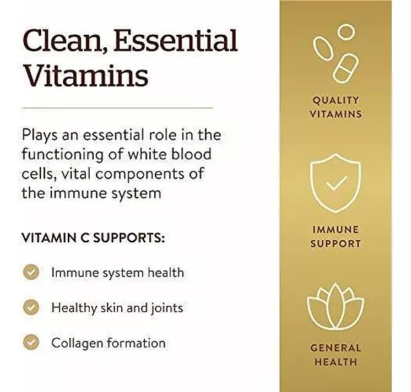Salud y Equipamiento Médico - Solgar Vitamina C 1000 Mg, 250 Capsulas Vegetales - Antioxid 4