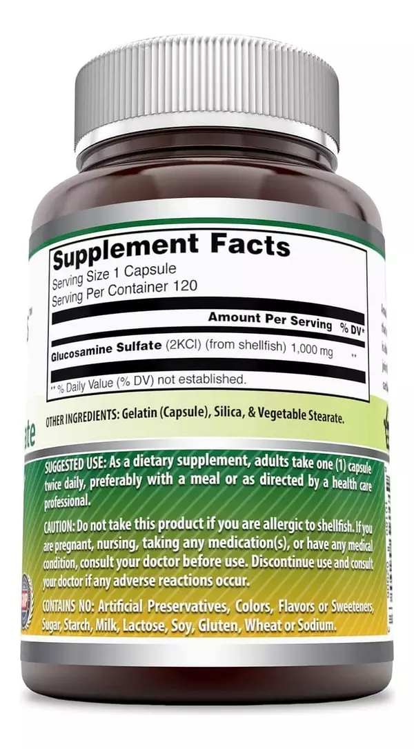 Salud y Equipamiento Médico - Glucosamin 120cap Amazing Nutrition 2