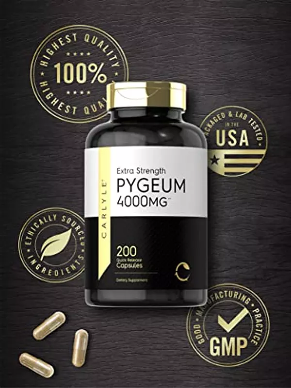 Salud y Equipamiento Médico - Pygeum Africanum Extracto De Alta Potencia Carlyle 5