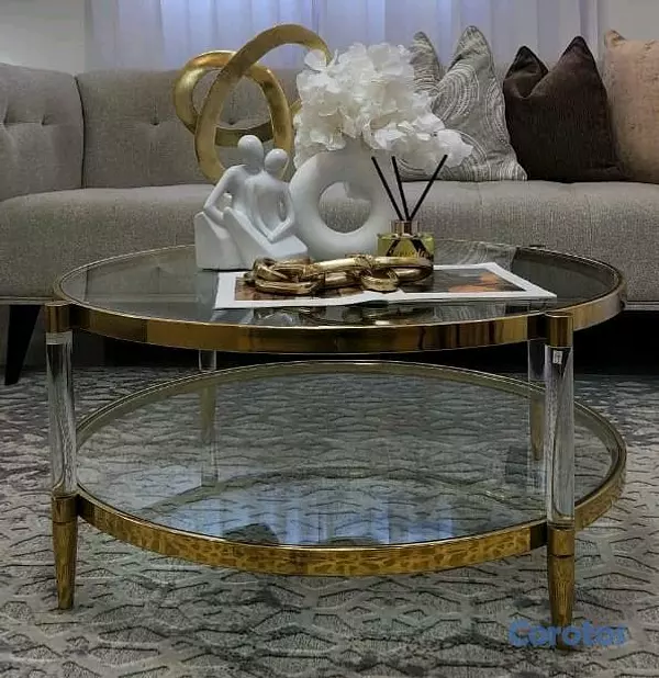 muebles y colchones - Comedor fino de 6, dos sofá un grande y un mediano con su mesa de centro.
 12