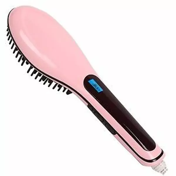 salud y belleza - Cepillo Alisador Profesional Térmico Electrico Plancha Secador Caliente 4