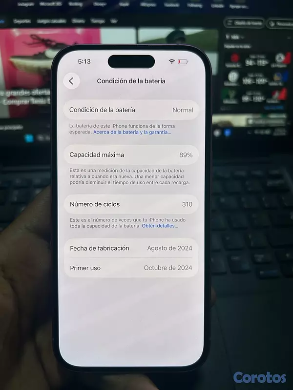 celulares y tabletas - iPhone 16 normal factori  6