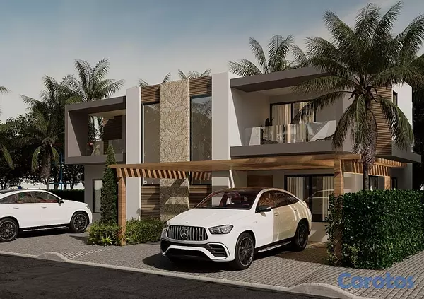 casas vacacionales y villas - Villas en Punta Cana 2 y 3 hab desde US$140,000 cerca de playas 4