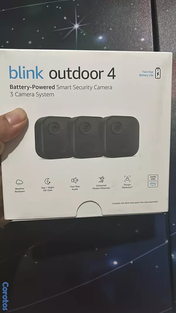 camaras y audio - Cámaras de seguridad Blink Outdoor 4  3