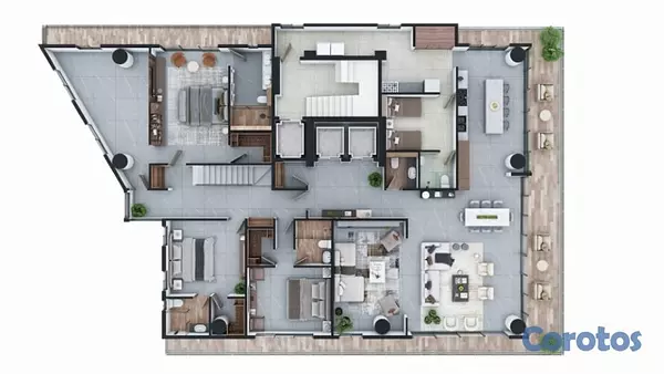 Proyectos - APARTAMENTOS EN VENTA EN EL SECTOR DE NACO Cod:PD6 7