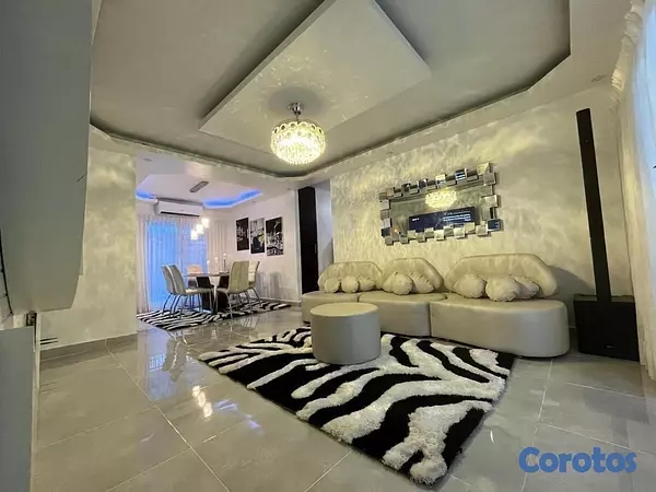 apartamentos - venta de apartamento 1er piso amueblado con jacuzzi en autopista de san isidro 5