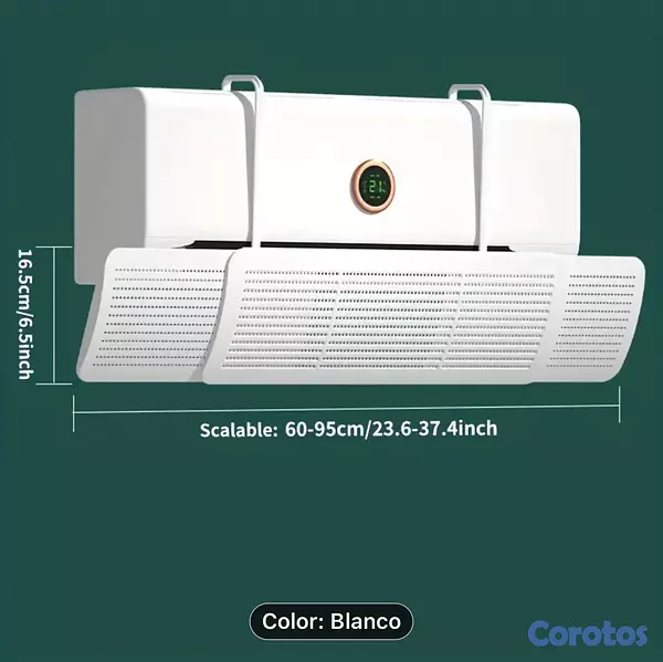 aires acondicionados y abanicos - deflector para aire acondicionado se utiliza hasta sin energía  3