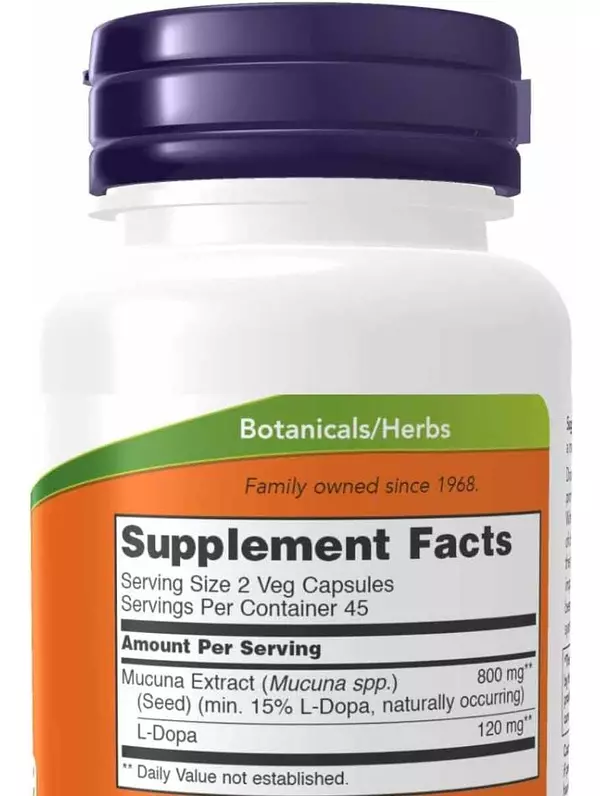 Salud y Equipamiento Médico - Dopa Mucuna 90 Capsulas 2