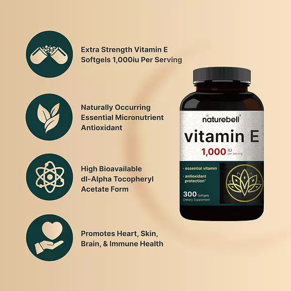 Salud y Equipamiento Médico - Capsulas Blandas De Aceite De Vitamina E 3