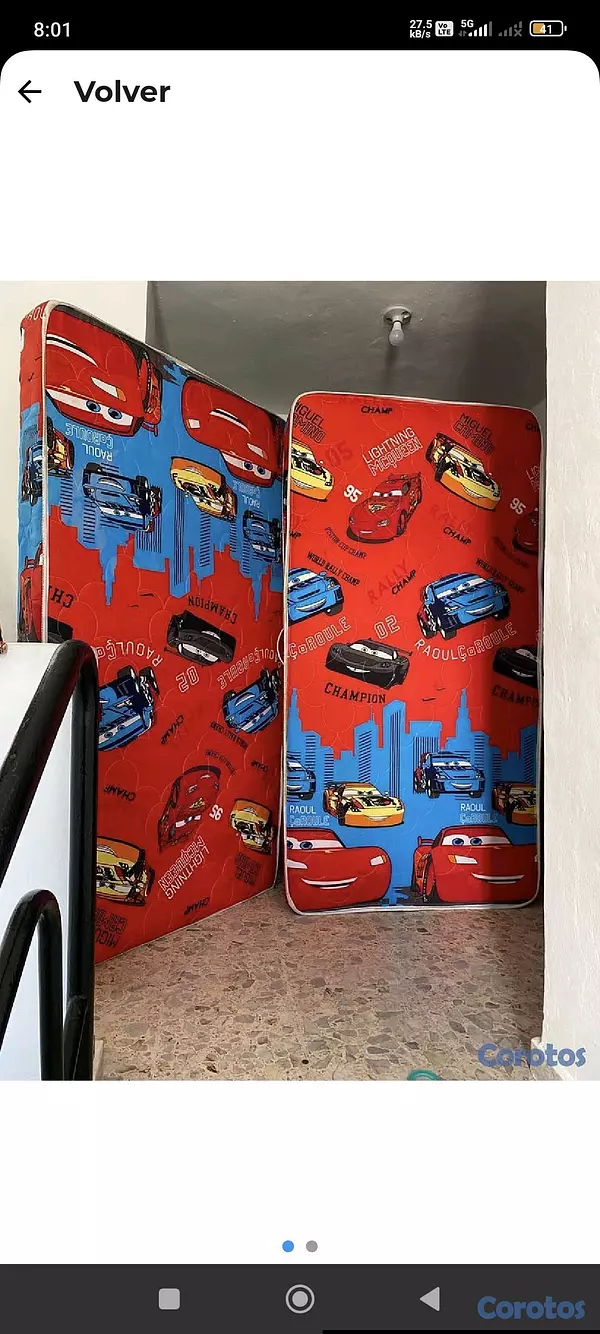 muebles y colchones - colchones de niños y niñas y colchones de colores todos los tamaños 3