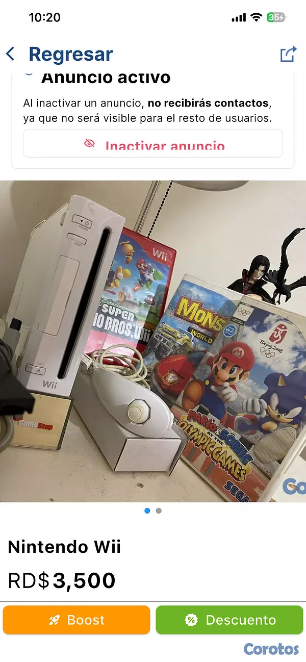 consolas y videojuegos - Nintendo Wii 3