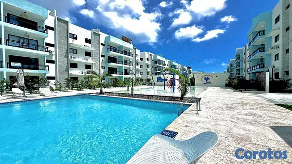 apartamentos - Apartamento Cómodo y Seguro en Punta Cana por USD 1,000 1