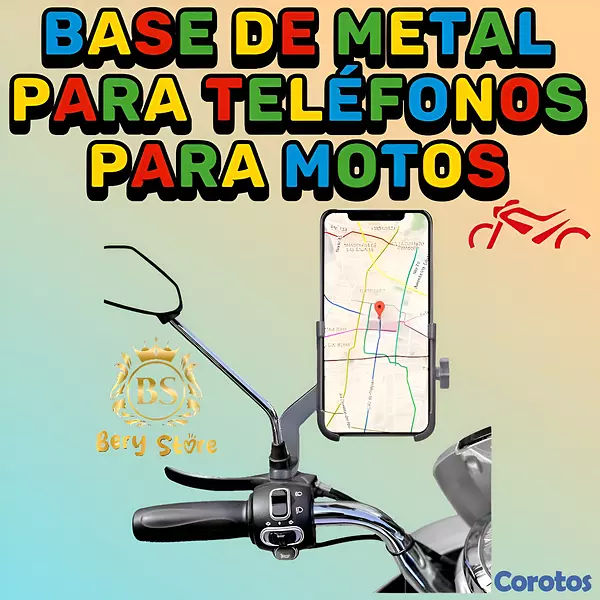 accesorios para vehiculos - 🎀 SOPORTE PARA CELULAR PARA MOTO | SOPORTE DE METAL PARA CELULAR PARA MOTO |  6