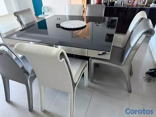 decoración y accesorios - comedor, sillas, lamparas, credenza y espejo 6