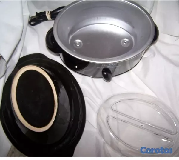 electrodomesticos - Olla de cocción lenta la original Crock-Pot Double Dipper 5