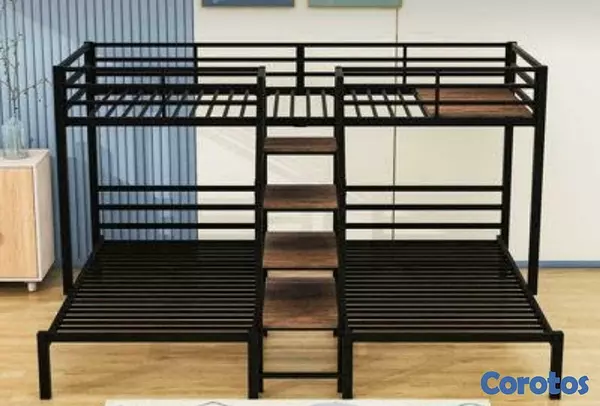 muebles y colchones - CAMAROTES TRIPLES 4