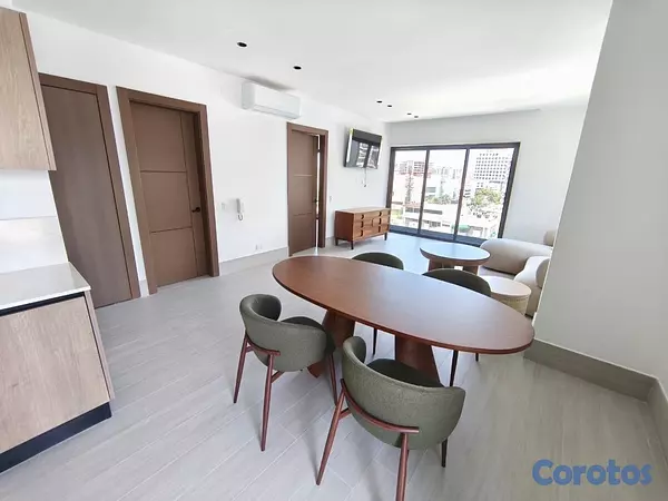 apartamentos - alquiló piantini amueblado una habitación torre de lujo Luxury 1.5 baños balcón  6