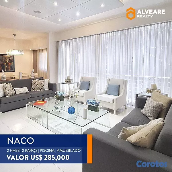 apartamentos - 📍 Apartamento Amueblado en Venta – Ensanche Naco 3