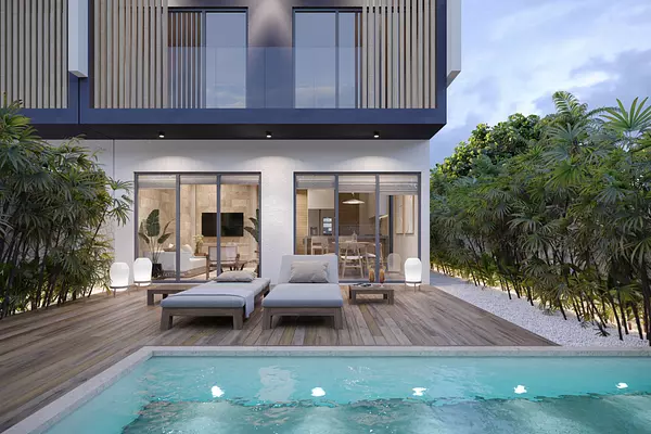 casas vacacionales y villas - Casa Villas En Downtown Punta Cana En Venta 9