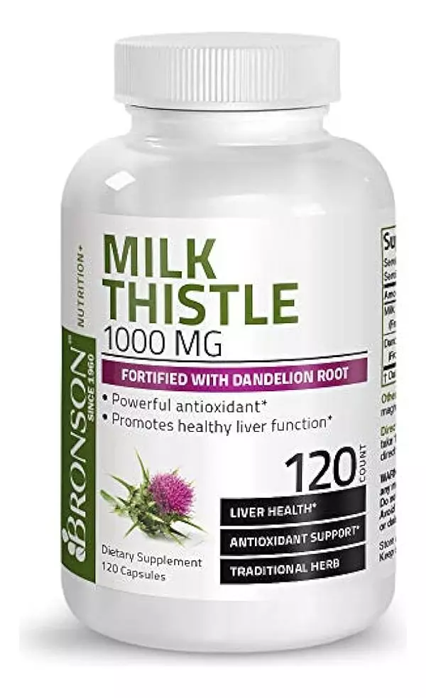 Salud y Equipamiento Médico - Milk Thistle 1000 Mg Silymarin Marianum & Dandelion Root 4