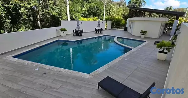 apartamentos - 6to piso amueblado con derecho azotea villa olga  7