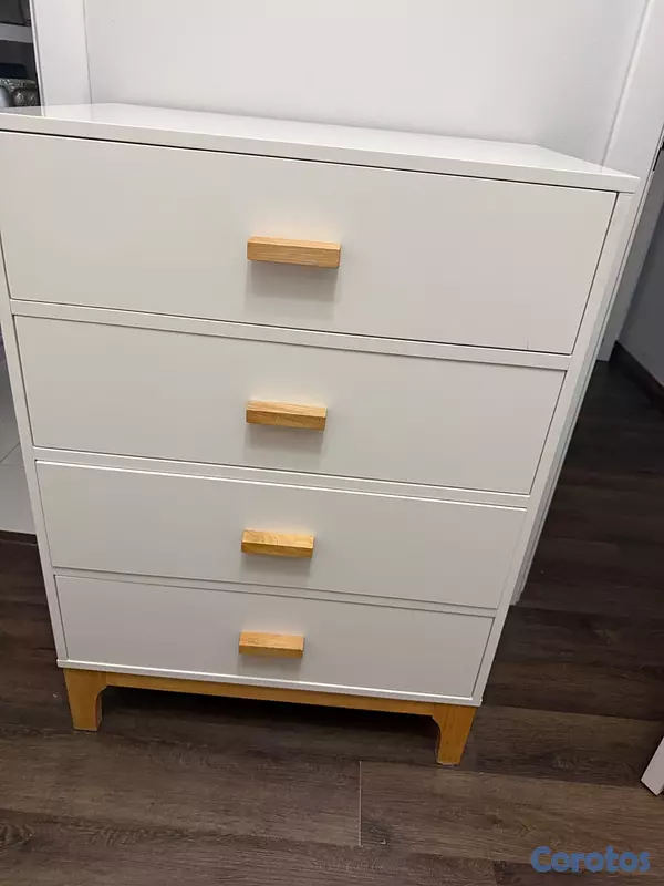 muebles y colchones - Gavetero alto blanco  5