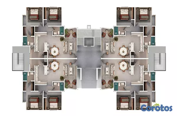 apartamentos - Apartamento en Planos en Aut. Duarte, Santiago. 5