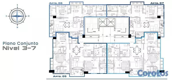 apartamentos - Apartamento en venta en Naco 5