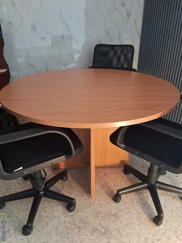articulos de oficina - Escritorio,  sillas secretariales, mesa redonda 4