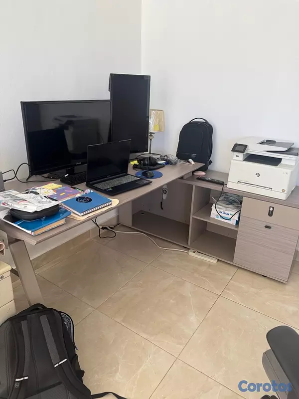 muebles y colchones - De oportunidad Estante  Ejecutivo y Escritorio tipo L para Oficina  3
