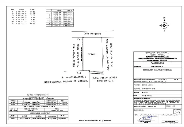 solares y terrenos - Solar de 244 metros en Prado Oriental, Autopista de San Isidro, con titulo 2
