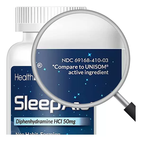 Salud y Equipamiento Médico - Ayuda Para Dormir, Difenhidramina, Hcl 50mg 250cap Healtha2z 2